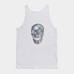 Laughing Iridescent Skull Tank Top